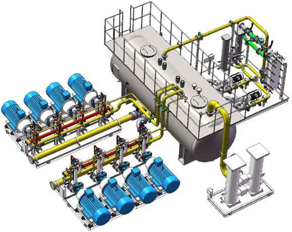 旁置式罐式結構泵站